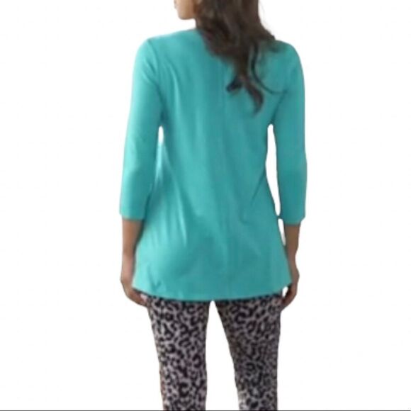 LOGO Principles by Lori Goldstein 3/4 Sleeve Cardigan - Picture 3 of 7